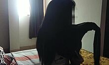 Preview Catalina's cute brunette charm in close-up action.