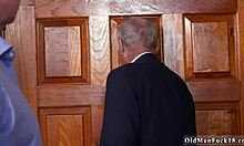 Latina teen and wife try blowjob in parking for first threesome 😏