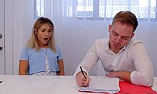 My College Tutor Fucked My Tight Pussy During Study Session