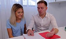 My College Tutor Fucked My Tight Pussy During Study Session