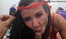 Latina Milf Enjoys Interracial Anal with Big Cock