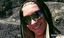 german amateur teen 18+ seduce to fuck outdoor by stranger