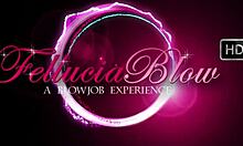 overwhelmed by the beauty of an experienced amateur's blowjob, swallowing every drop with pure ecstasy