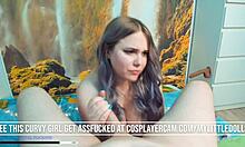 curvy deepthroated slut handles it like a champ on webcam, damn she’s good!