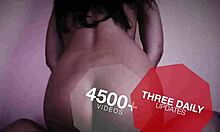 I watch this blonde teen get her ass fucked hard