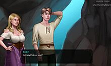 Wal-41's Frozen Cave Sex with Big-Tits Blonde