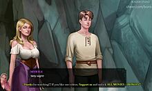 Wal-41's Frozen Cave Sex with Big-Tits Blonde