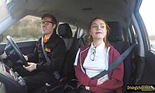 Redhead Ella Hughes Swallows Hot Cumload Outdoors