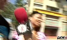 Concurso Camiseta Mojada se Convierte en Diversión Picante al Aire Libre con Morena