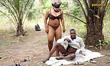 soft kind fucksy had a doggy styles fucked with ebony chubby woman in the bush