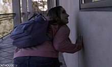 Laney Grey offers tight pussy to step daddy.