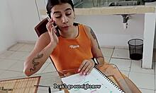 i record myself jerking off, and almost get caught by my curvy stepmom with big tits.