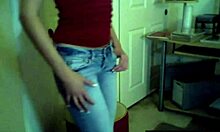 I naughty blonde teen tease my cute ass and tits on webcam