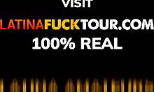 feeling jealous, the ebony babe deep throats huge cock in hotel threesome with colombian hotties