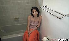 riley jean gets caught by stepbro for being too horny