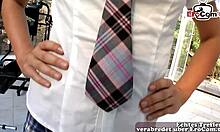 blonde with small tits gets pov fucked