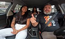 Maay Maya strips everything in the car