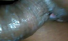 Ebony pussy gets roughly fucked by big black cock