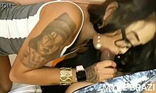 michely beatyz goes to hotel for oral service in lingerie