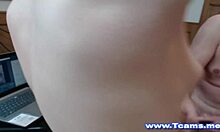 Hey, did you see that hunk pound his shemale GF’s tight ass?