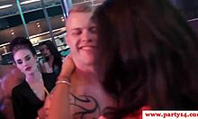 Euro Babes Enjoy Party Activities Together