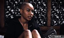 Ebony Teen Jenna Foxx in Threesome with Horny Roommates Part 1