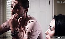 Ebony Teen Jenna Foxx in Threesome with Horny Roommates Part 1