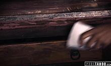 Ebony Teen Jenna Foxx in Threesome with Horny Roommates Part 1