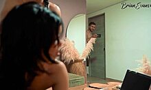 Caught my stepsister banging, so I joined in