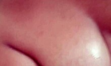 Pretty Girl Orgasms Bent Over Masturbating