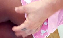 marido no bar, aproveitei pra foder a vizinha latina gostosa