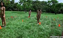 Wet Teen Pussies Licked By Brunette Lesbian On Hazeher