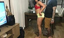 Brazilian Bandit Fucks Hard Listening To Trap Music