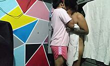 two latinas licking pussies in hotel room 😍 while camera records