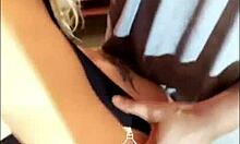 Naughty lovers enjoy intimate moments in london home