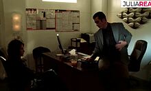 Policeman wants to arrest us but we fuck him