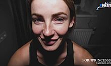 Amateurs engage in passionate homemade sex, friend in POV doggystyle with rough ass play