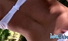 busty milf undressing and teasing 😘