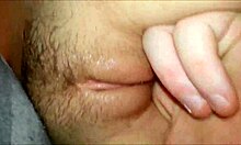 Ginger guy licks wet pussy closeup