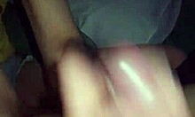 Wife Jerks Off Friend To Creampie On Mother-In-Law's Bed