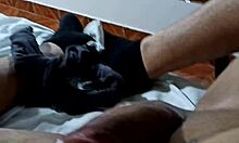 Teen Bitch Sucks And Drinks Piss Excitedly!