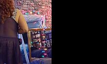 Hotwife Steffi Dances Dirty With Purple Chemise On Pussy