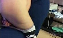 Hotwife Steffi Dances Dirty With Purple Chemise On Pussy