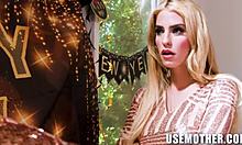 New friend Riley sucks big tits in POV