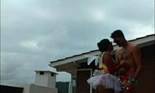 Me and Lunna Vaz Snuck to the Balcony During a Party. We Had Wild Sex While It Went On