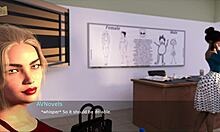 i lost summer to blonde hentai babe