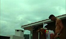 Me and Lunna Vaz Snuck to the Balcony During a Party. We Had Wild Sex While It Went On