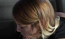 Wife Caught Giving Sloppy Blowjob In Car