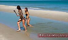 I, old british man, excited young tourists with teen anal and bondage