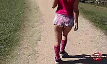 Melody antunes masturbates in the park 😏